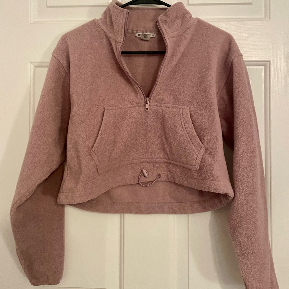 Forever 21 Lavender Fleece Pullover